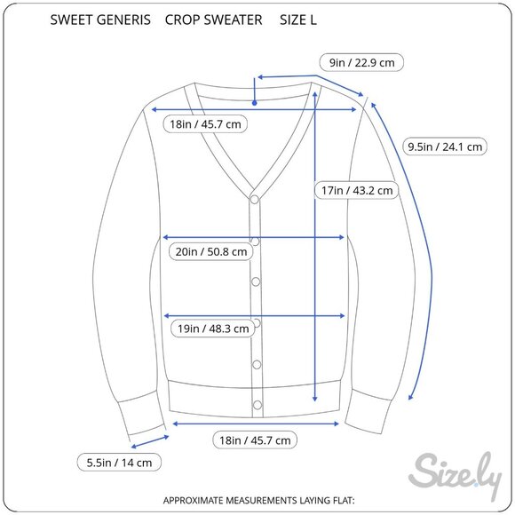 Women Crop Cardigan Size L Cute Red Seahorses Short Sleeves V-Neck Buttons Front - Picture 10 of 10